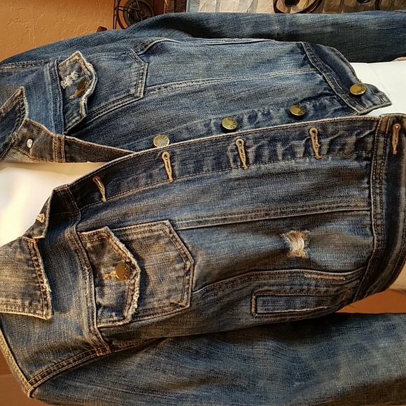 Refashioned jean jacket - Picture 2 of 5
